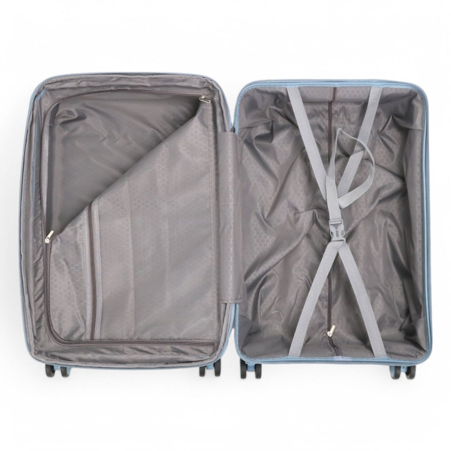 Balranald Medium Hard Shell Suitcase in Sky Blue