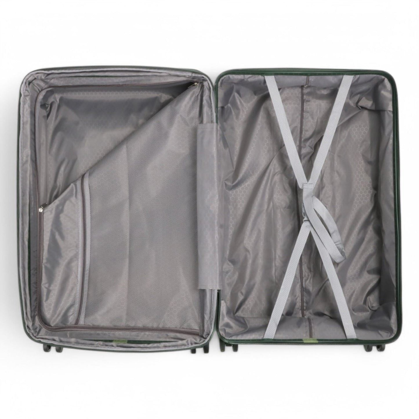 Balranald Large Hard Shell Suitcase in Dark Green
