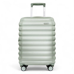 Hard Shell Cabin 37 x 22 x 55 cm Green TSA Secure Luggage Suitcase Suitable for Easyjet, Ryanair