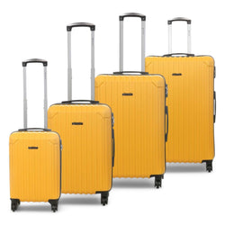 Corowa Set of 4 Hard Shell Suitcase in Yellow