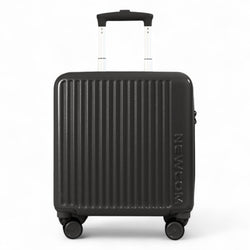 Hard Shell Cabin 44 x 22 x 38 cm Black TSA Secure Luggage Suitcase Suitable for Easyjet, Ryanair