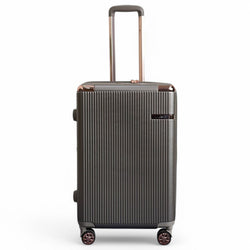 Cowra Medium Hard Shell Suitcase in Champagne ( Beige )