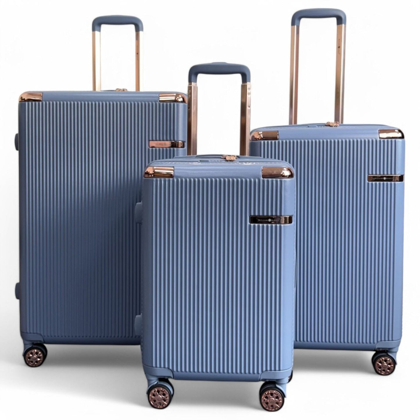 Cowra Set of 3 Hard Shell Suitcase in Blue