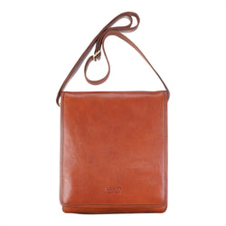Leather Vintage Tan Messenger Shoulder Crossbody Travel Business Bag - Ranger