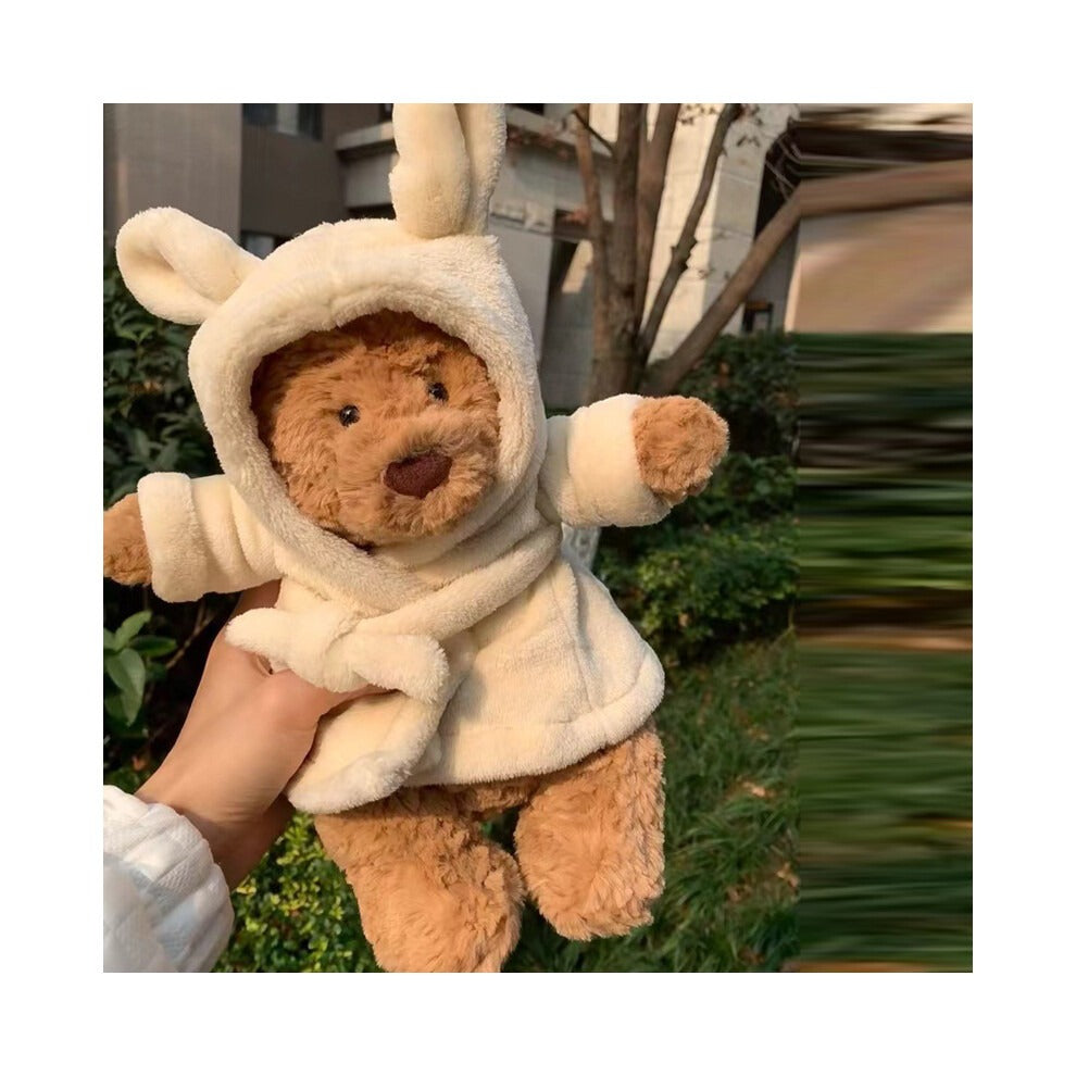 2025 Christmas Gift stuffed animal toy Bartholomew Bear Bathrobe 26CM