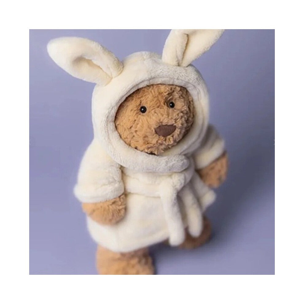 2025 Christmas Gift stuffed animal toy Bartholomew Bear Bathrobe 26CM