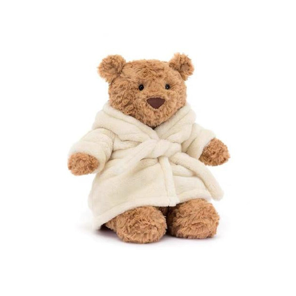 2025 Christmas Gift stuffed animal toy Bartholomew Bear Bathrobe 26CM