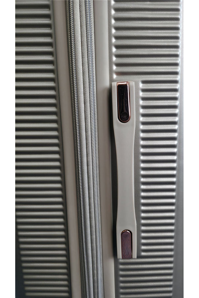 Cowra Medium Hard Shell Suitcase in Champagne ( Beige )