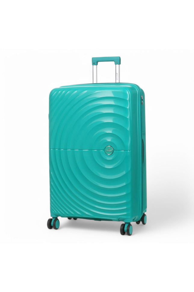 Balranald Large Hard Shell Suitcase in Aqua Blue