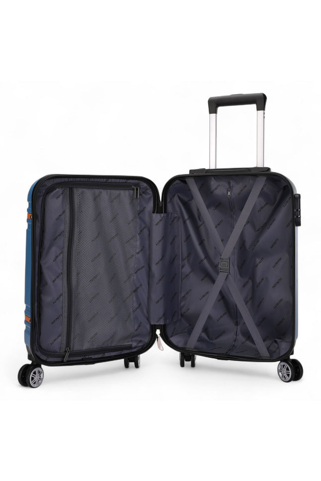 Calgary Cabin Hard Shell Suitcase in Blue