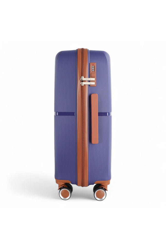 Corowa Large Hard Shell Suitcase in Teal Blue
