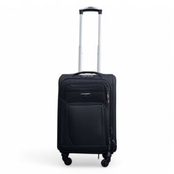 Nagoya Cabin Soft Shell Suitcase in Black