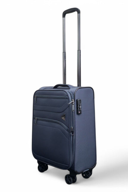 Corby Cabin Soft Shell Suitcase in Grey