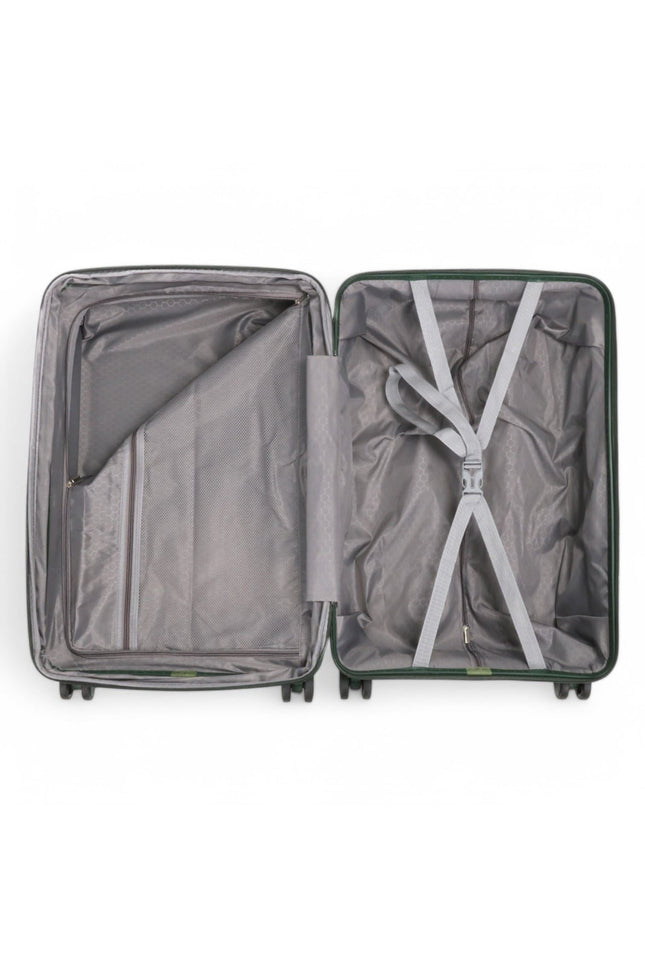 Balranald Medium Hard Shell Suitcase in Dark Green