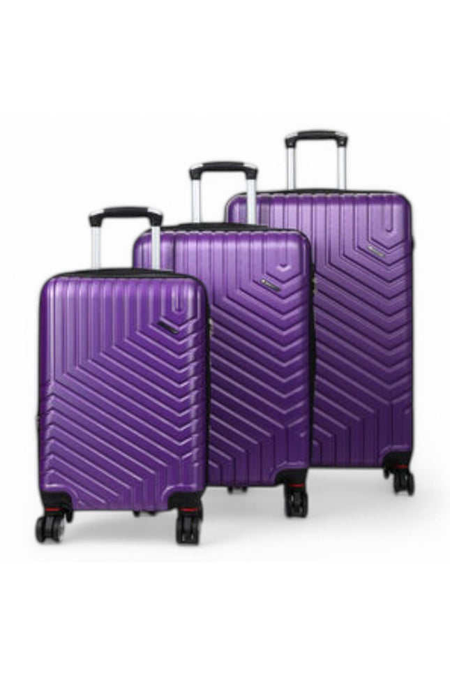 Bega Set of 3 Hard Shell Suitcase in Purple