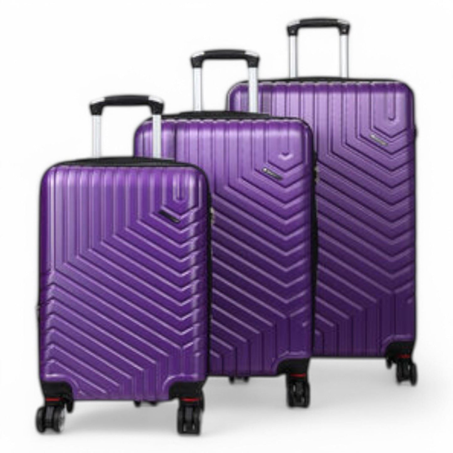 Bega Set of 3 Hard Shell Suitcase in Purple