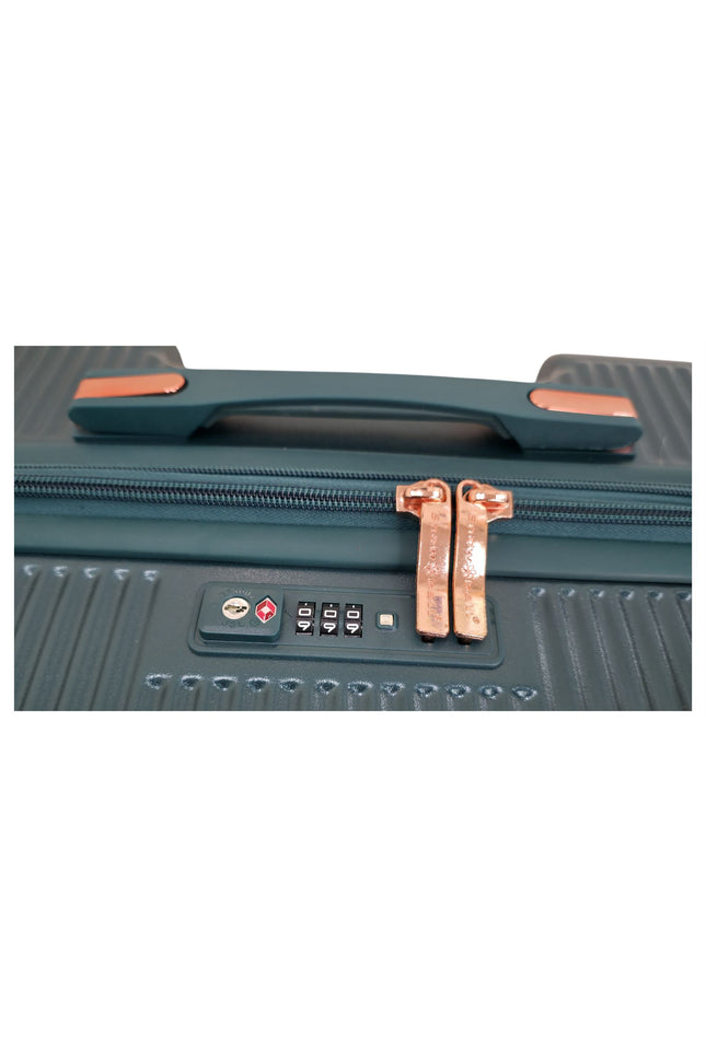 Cowra Medium Hard Shell Suitcase in Dark Green
