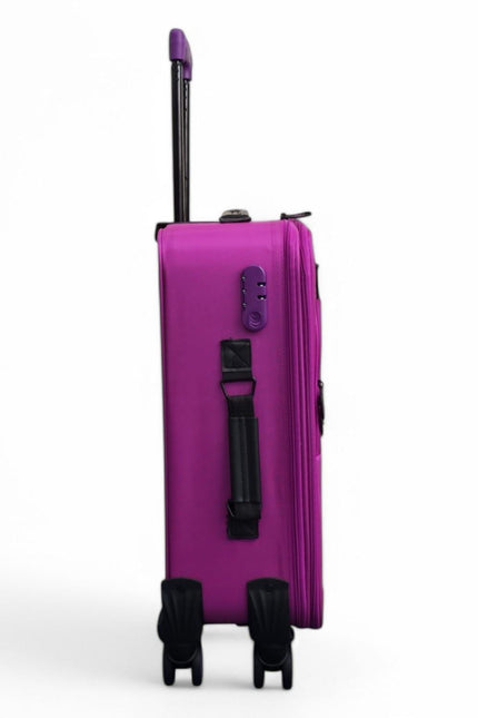 Handa Cabin Soft Shell Suitcase in Pink