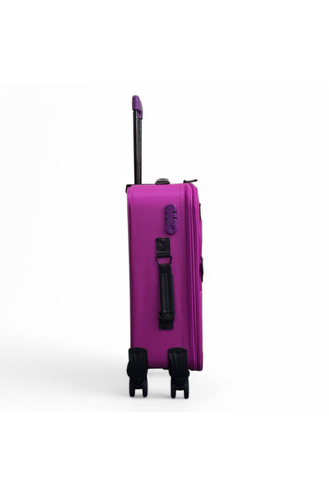 Handa Cabin Soft Shell Suitcase in Pink