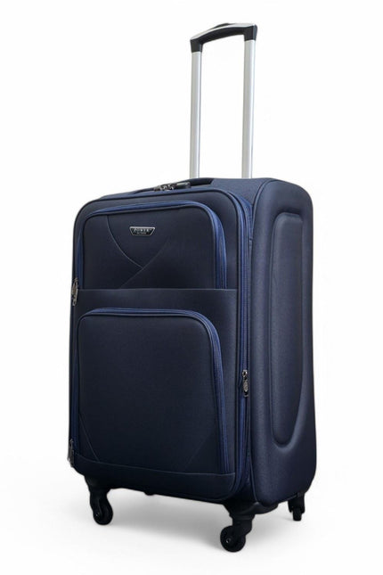 Nagoya Medium Soft Shell Suitcase in Navy