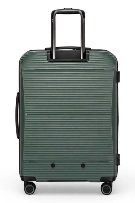 Abiko Large Hard Shell Suitcase in Olive