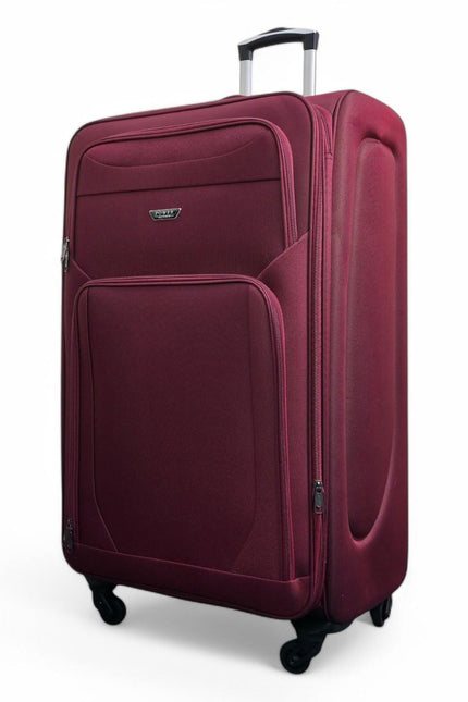 Nagoya X-Large Soft Shell Suitcase in Wine