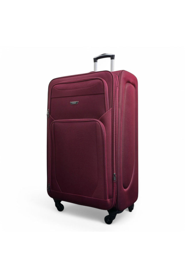 Nagoya X-Large Soft Shell Suitcase in Wine