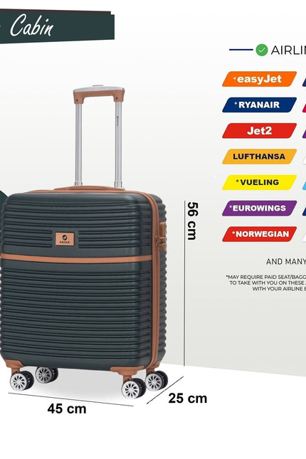 Koga Cabin Hard Shell Suitcase in Green