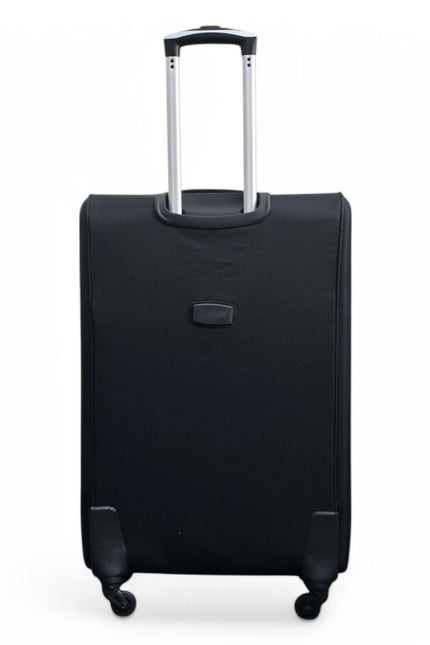 Nagoya Large Soft Shell Suitcase in Black