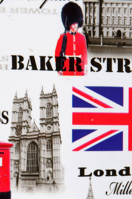 Cooma Set of 3 Hard Shell Suitcase London in Black Flower