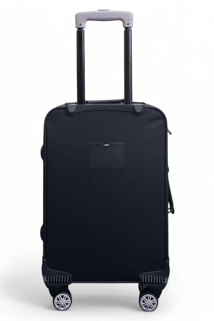 Handa Cabin Soft Shell Suitcase in Black