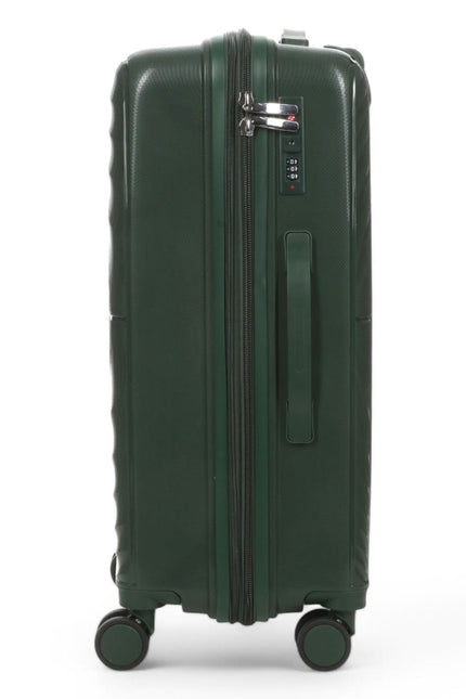Balranald Medium Hard Shell Suitcase in Dark Green