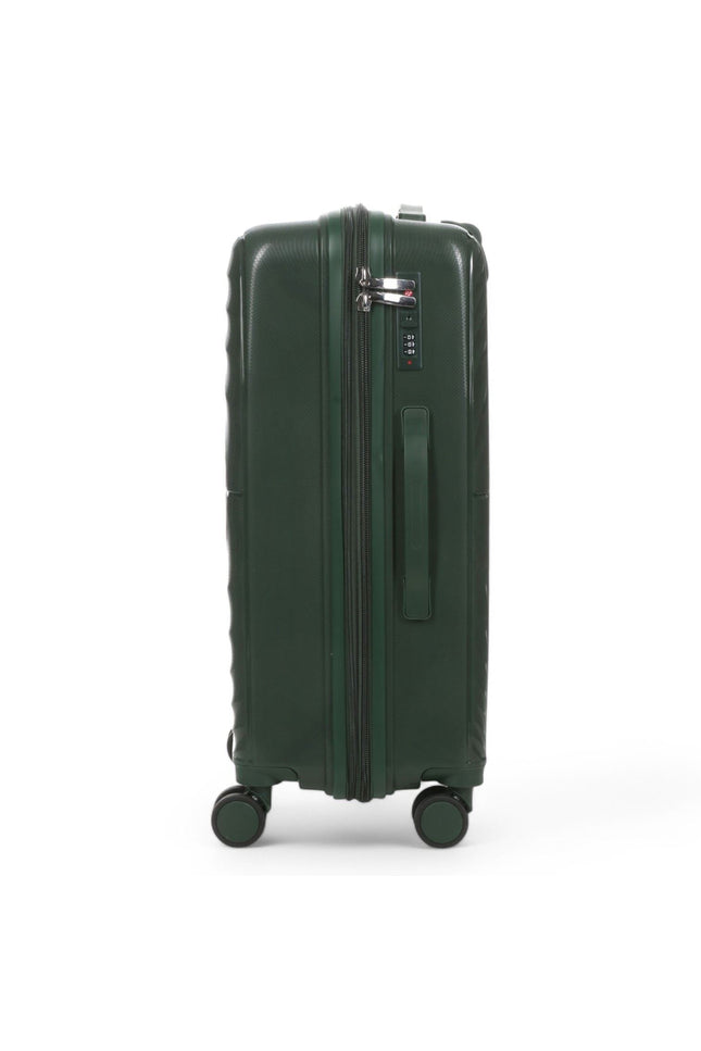 Balranald Medium Hard Shell Suitcase in Dark Green