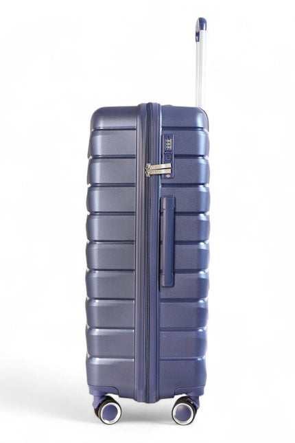 Forster Large Hard Shell TSA Suitcase in Blue