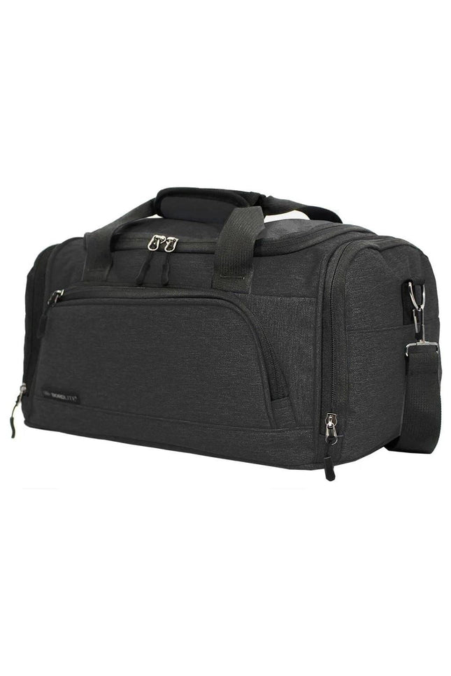 Holdall Carry On 40x 20 x25cm Under-seat Travel Duffel Bag for Ryanair, Easy Jet Black