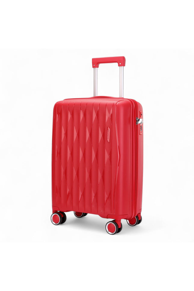 Burnaby Cabin Hard Shell Suitcase in Red