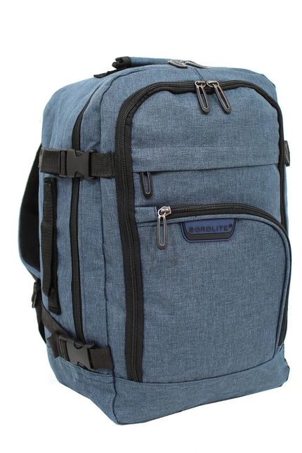 Rucksack Backpack 40x20 x25 cm Underseat Travel Cabin Bag for Easy Jet, Ryanair navy