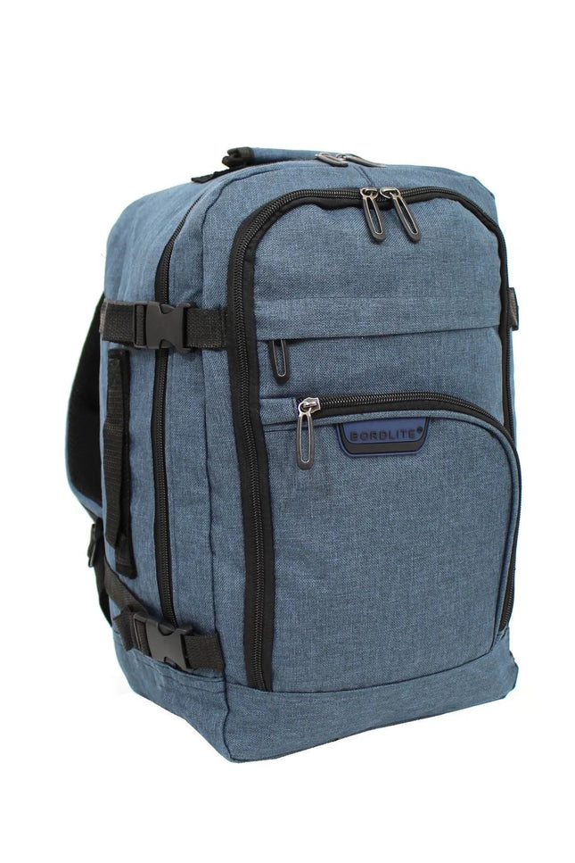 Rucksack Backpack 40x20 x25 cm Underseat Travel Cabin Bag for Easy Jet, Ryanair navy