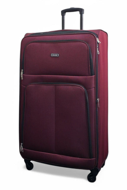 Tahara X-Large Soft Shell Suitcase in Wine