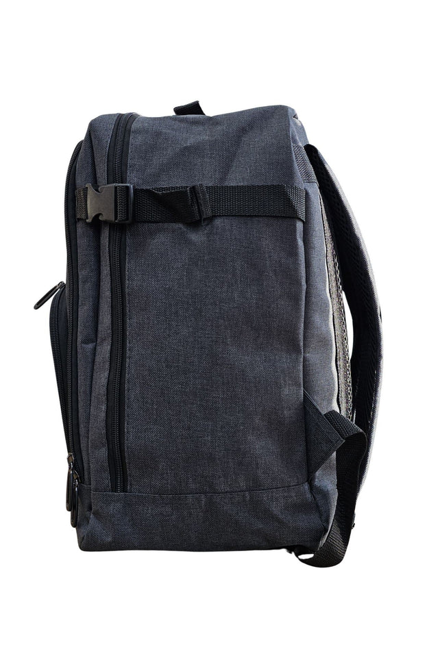 Backpack Rucksack 40x20 x25 cm Underseat Travel Cabin Bag for Easy Jet, Ryanair Black