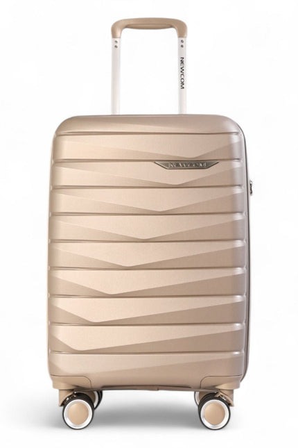 Forster Medium Hard Shell TSA Suitcase in Champagne Beige