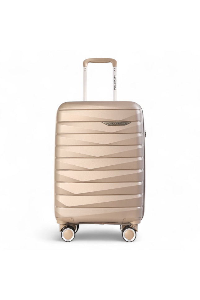 Forster Medium Hard Shell TSA Suitcase in Champagne Beige