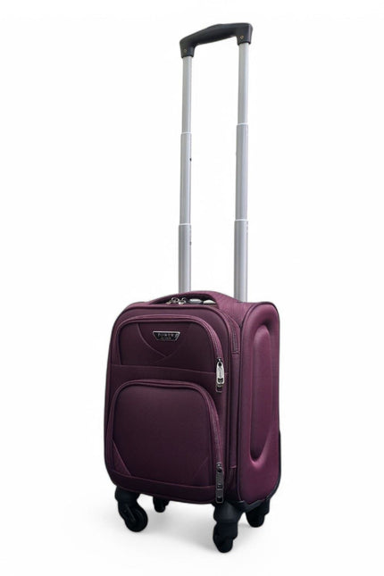 Nagoya Unserseat Soft Shell Suitcase in Purple