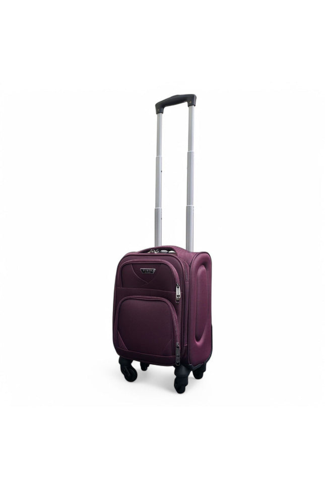 Nagoya Unserseat Soft Shell Suitcase in Purple