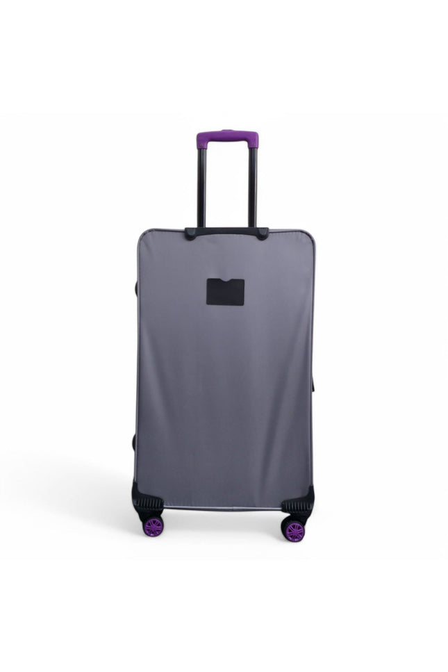 Handa Large Soft Shell Suitcase in Grey