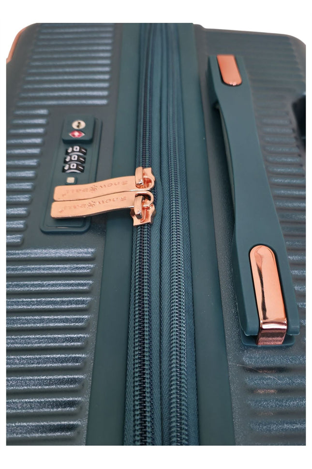 Cowra Medium Hard Shell Suitcase in Dark Green