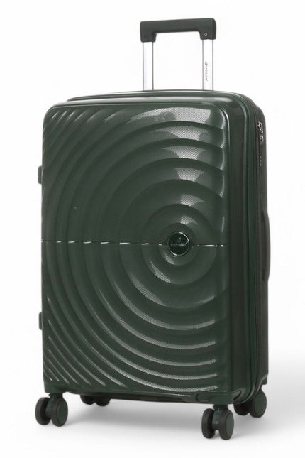 Balranald Medium Hard Shell Suitcase in Dark Green