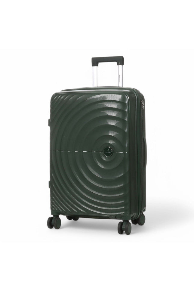 Balranald Medium Hard Shell Suitcase in Dark Green