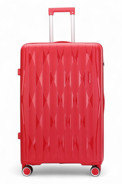 Burnaby Medium Hard Shell Suitcase in Red