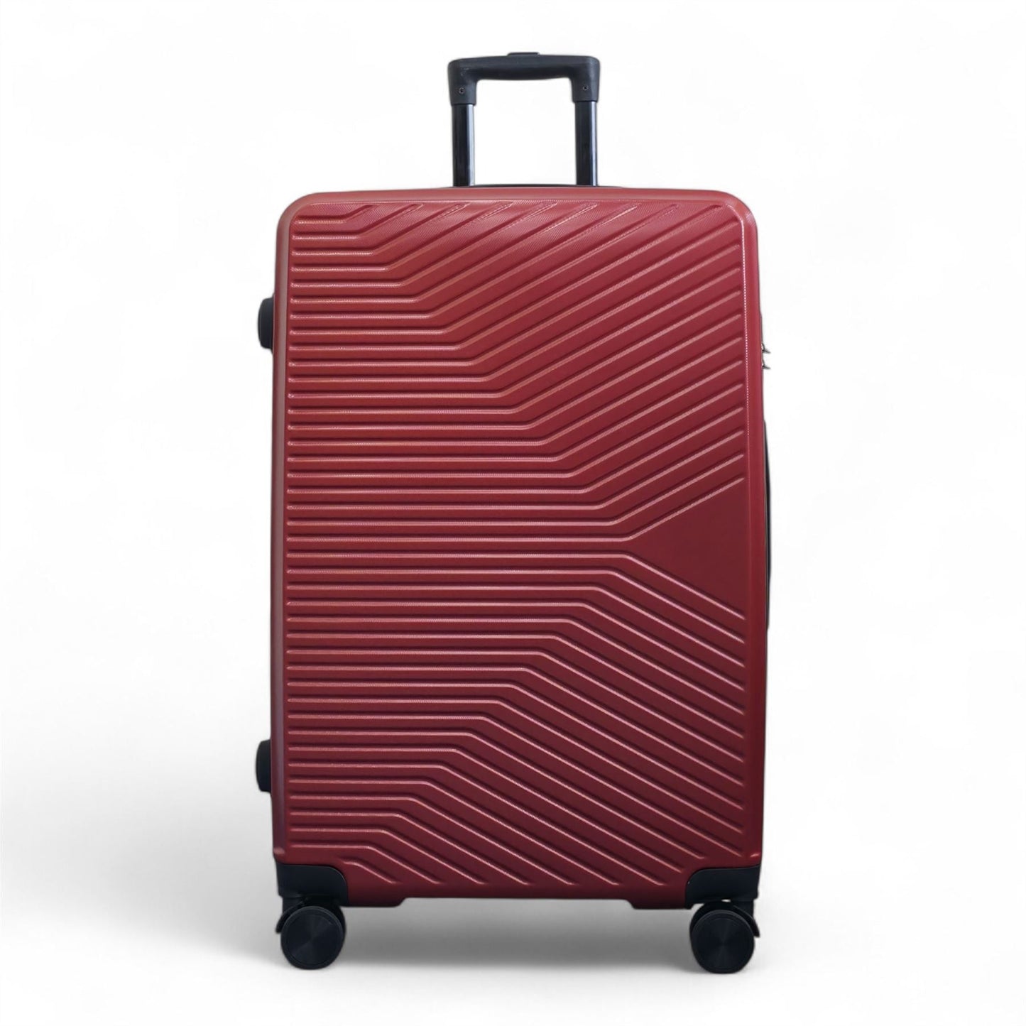 Junee Large Hard Shell Suitcase in Red